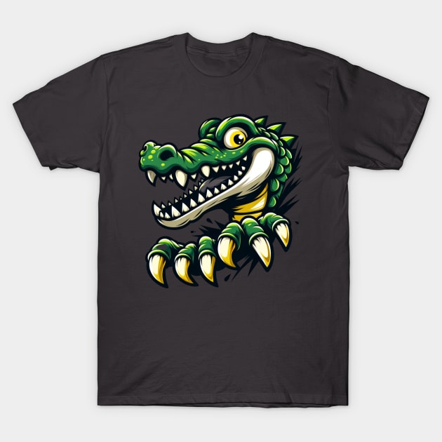 Smile Like A Crocodile T-Shirt by idrockthat
